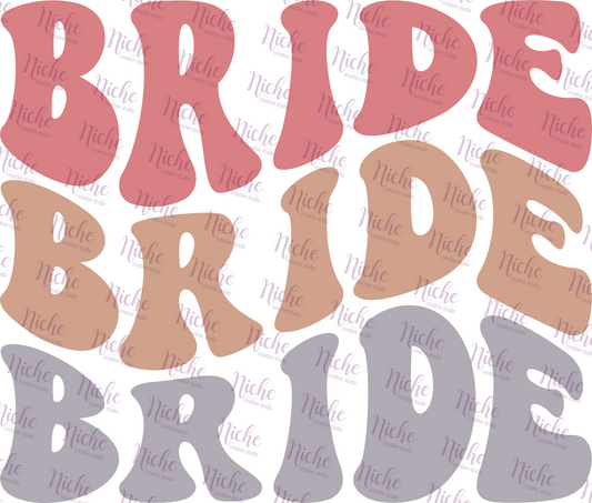 - WED200 Bride Wavy Decal