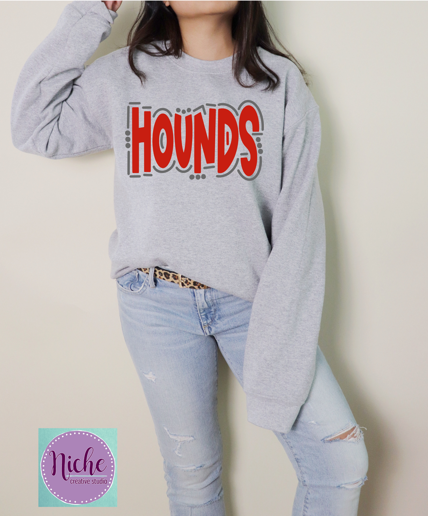 -WEL1994 Welsh Hounds Doodle Decal