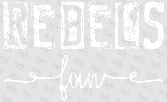 -WWL800 Rebels Burnout Decal