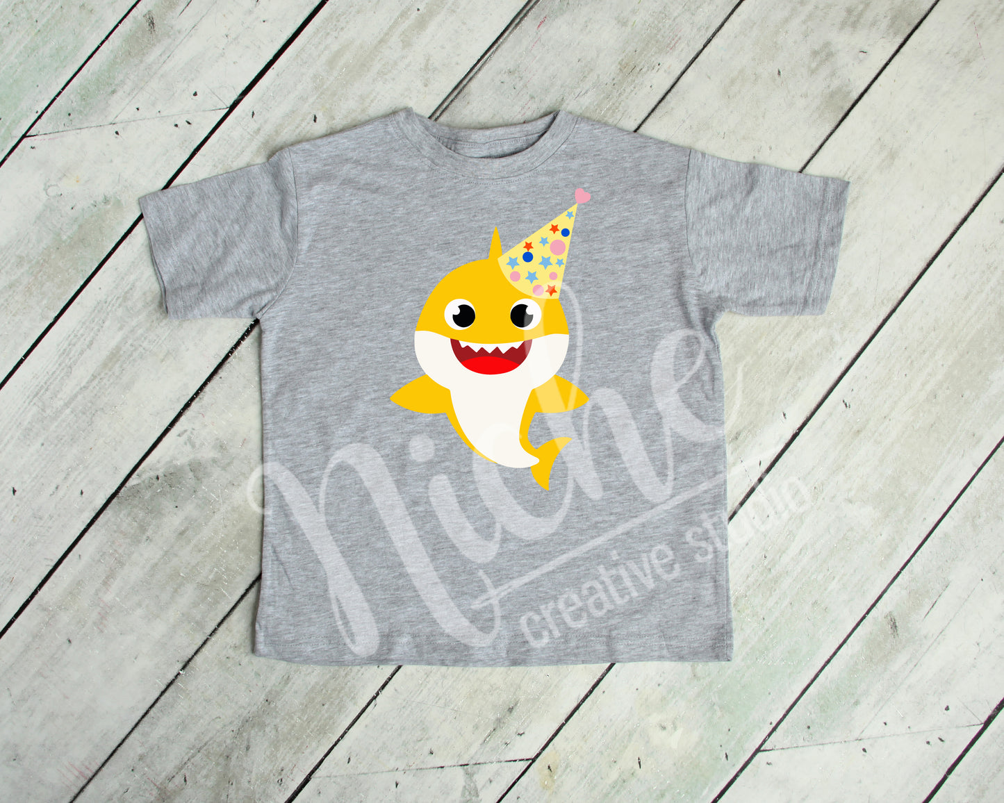 -KID2033 Birthday Shark Decal
