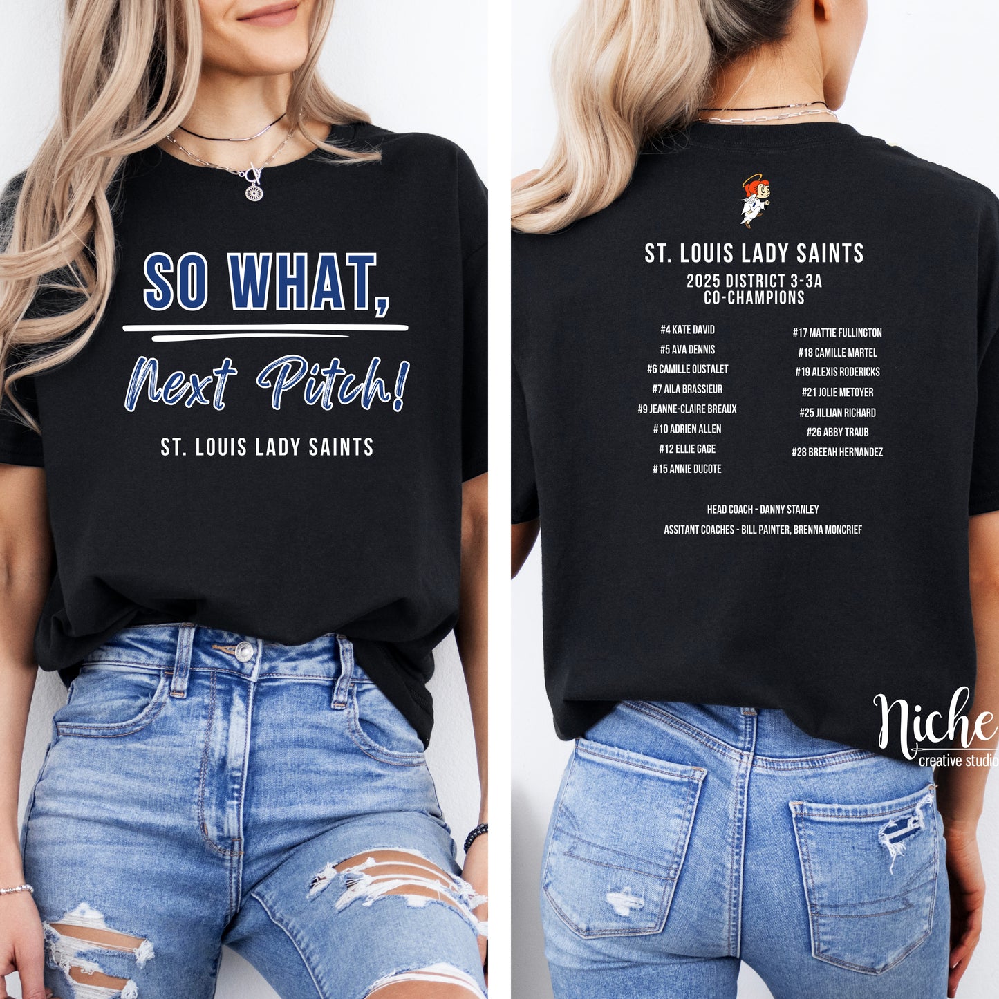 # St Louis Lady Saints Softball Championship Shirt