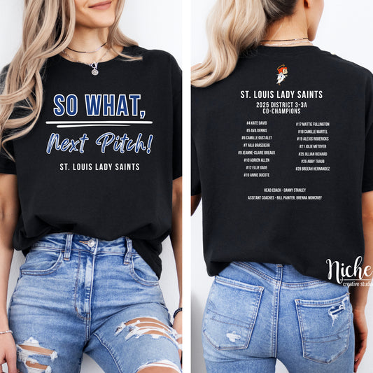 # St Louis Lady Saints Softball Championship Shirt
