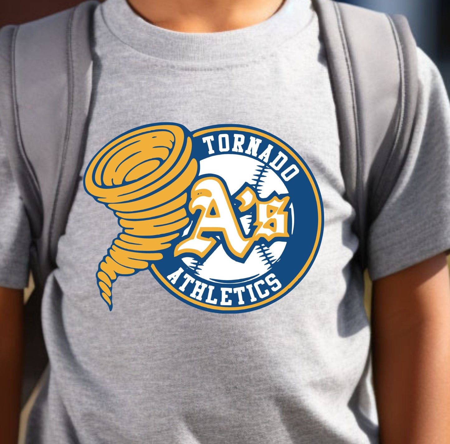 -BAS3103 Tornado Athletics Baseball Logo Decal (Copy)