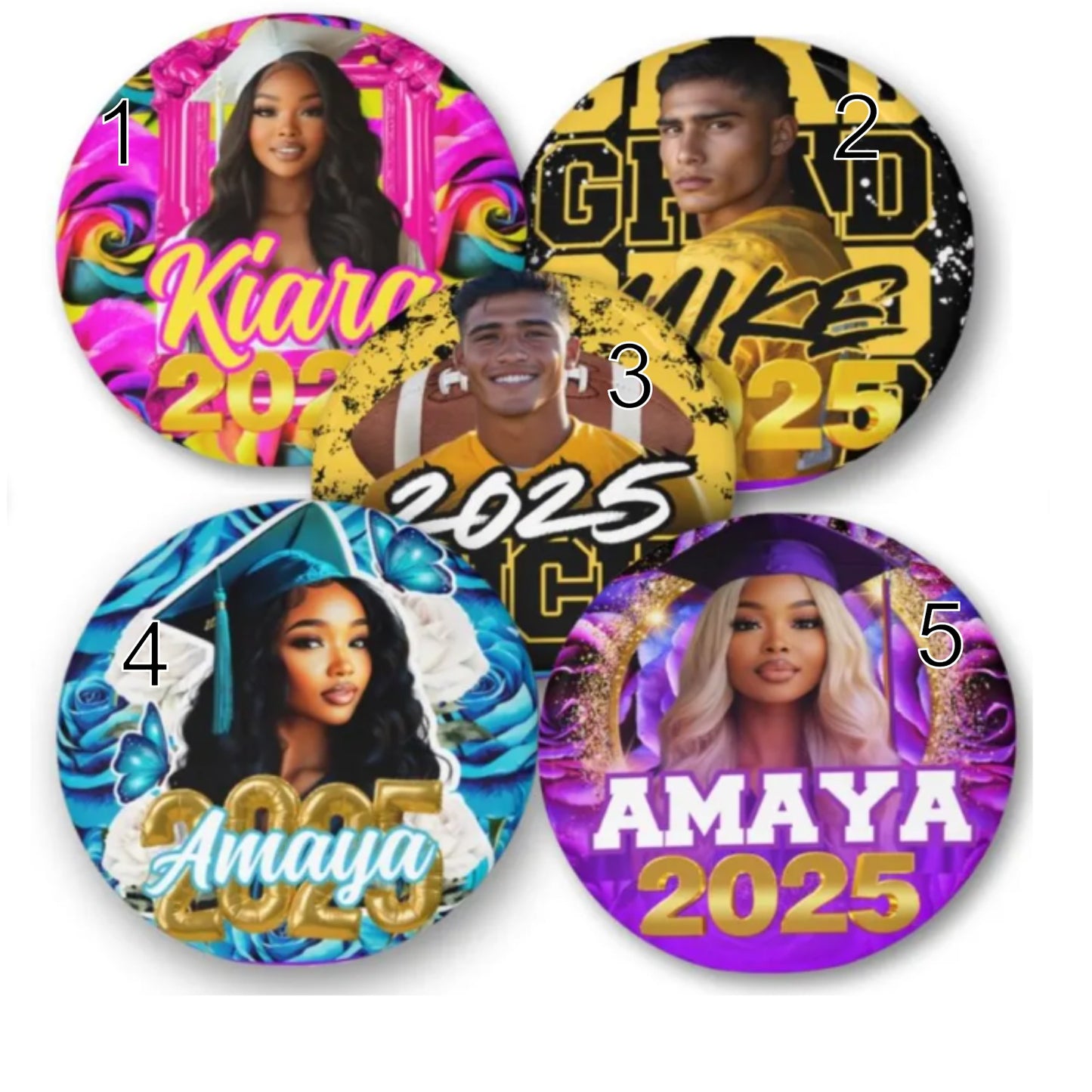 Custom Buttons - $3