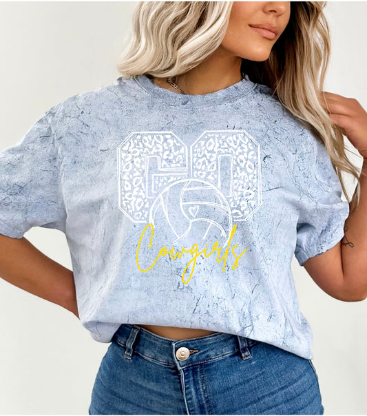 - Go Leopard Volleyball Decal (Pick your School)