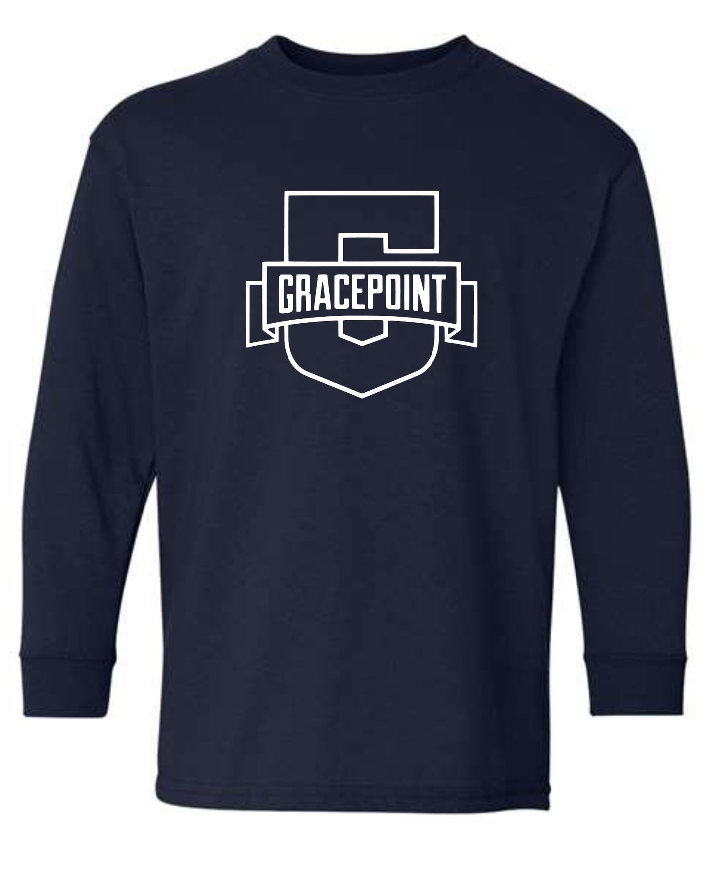 # Gracepoint Christian Academy Gildan Long Sleeve T-Shirts - NAVY