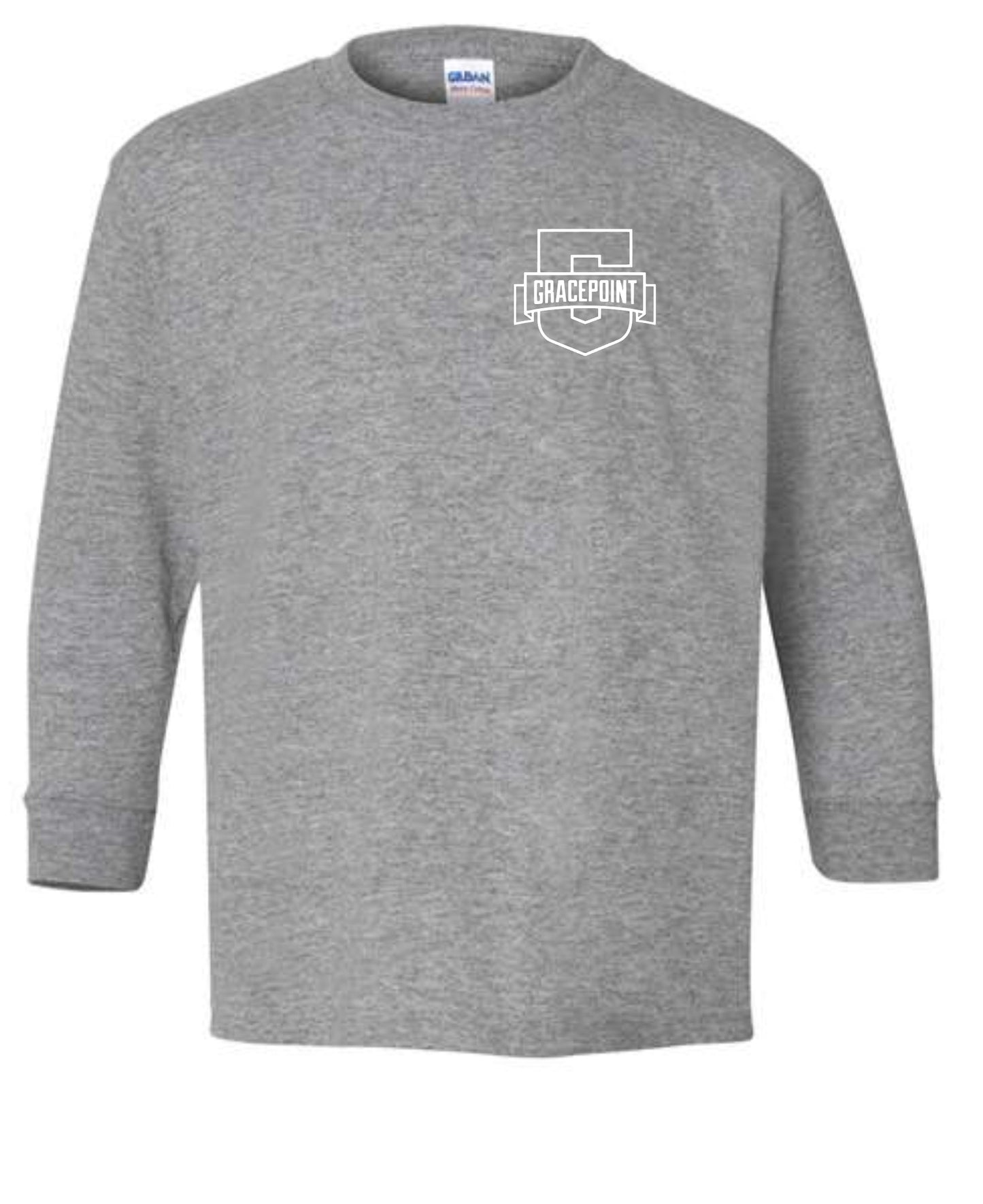 # Gracepoint Christian Academy Gildan Long Sleeve T-Shirts - GRAY