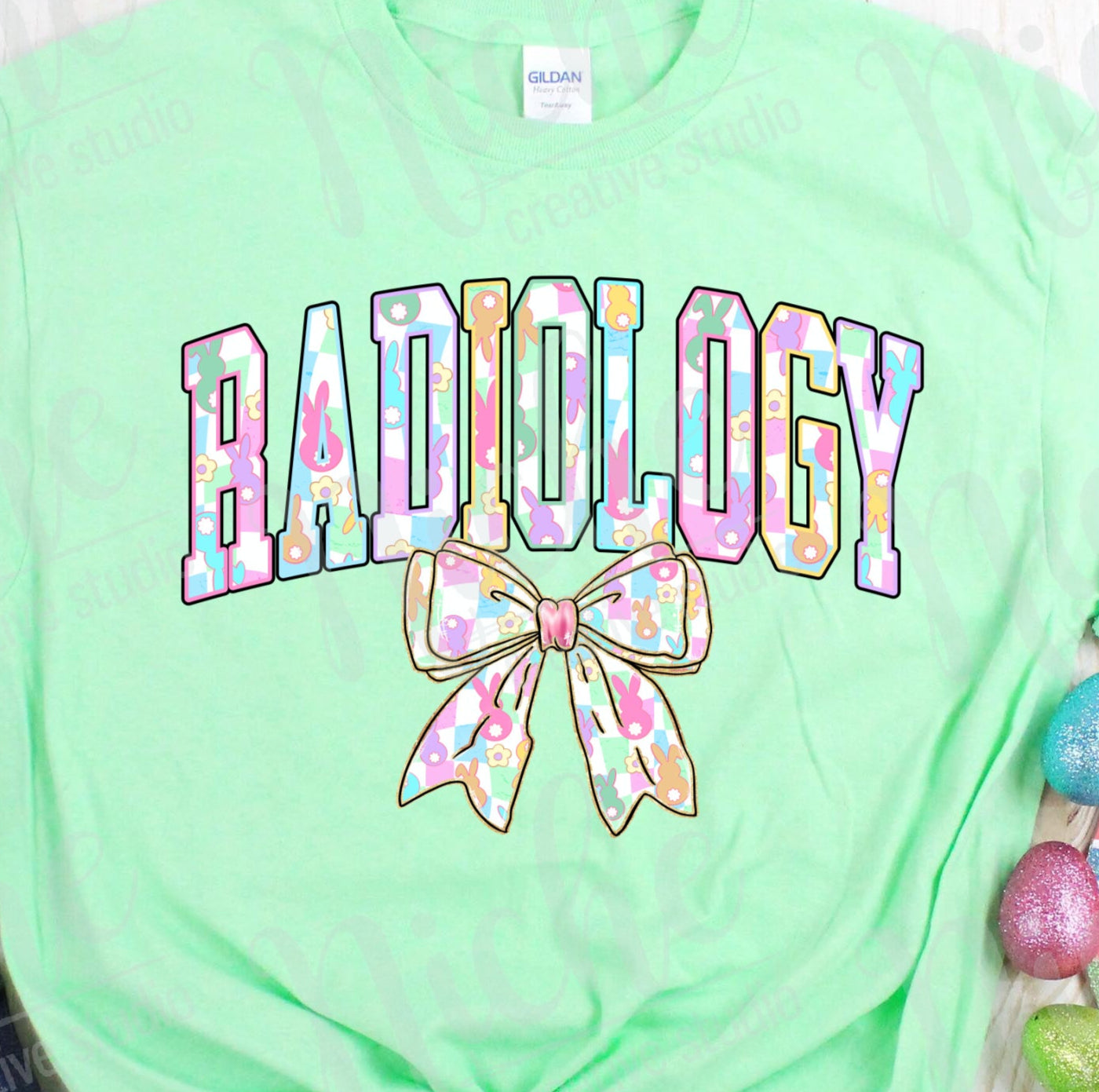 -EAS3173 Easter radiology Decal