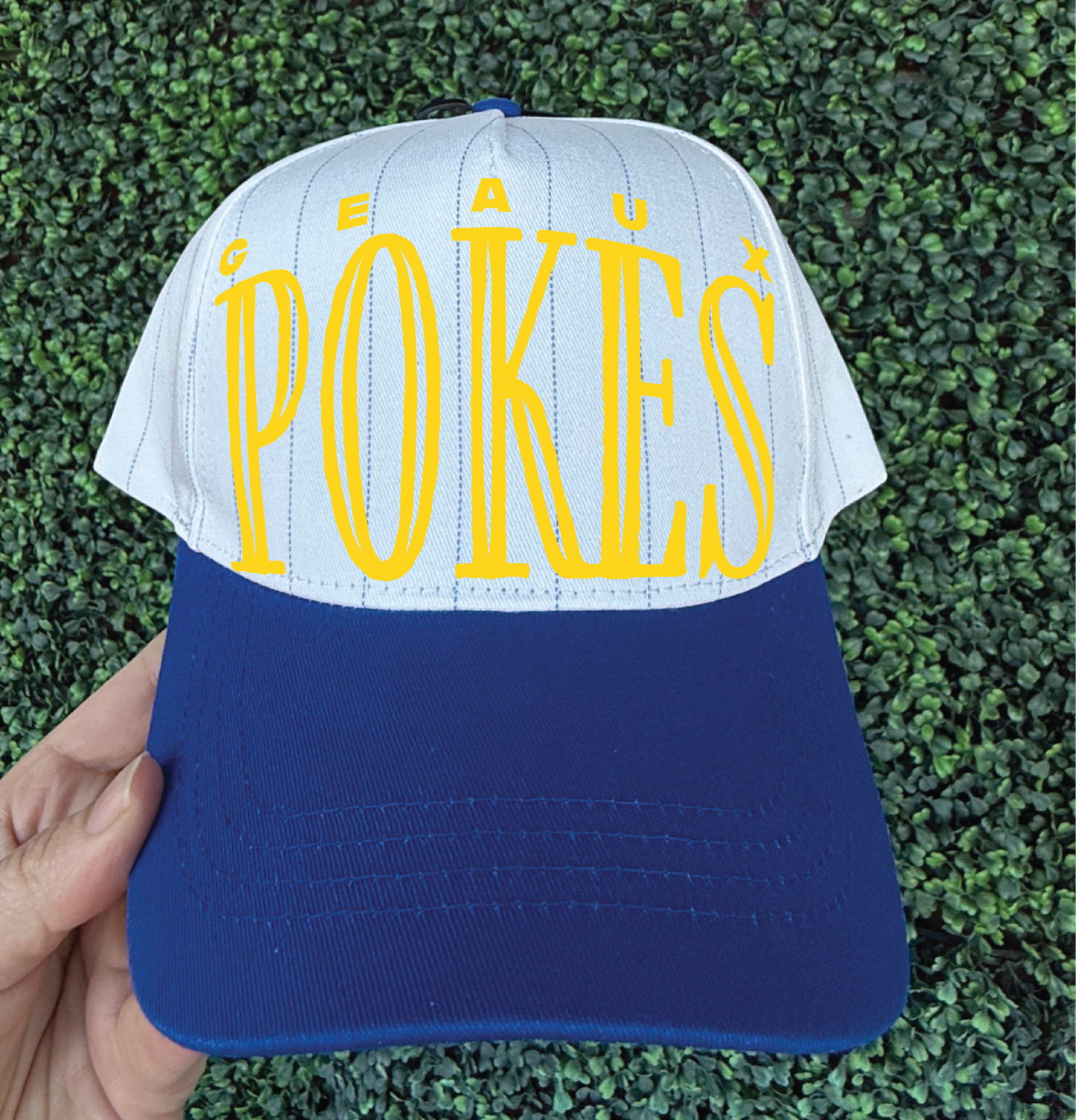 Geaux Pokes Pinstripe Cap