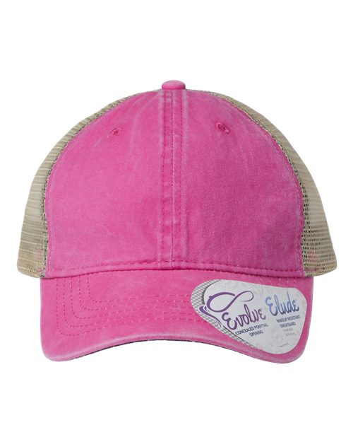 Women's Washed Mesh-Back Cap - TESS
