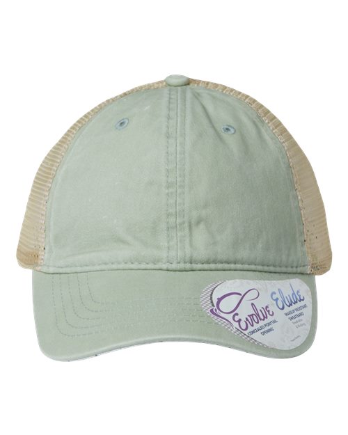 Women's Washed Mesh-Back Cap - TESS