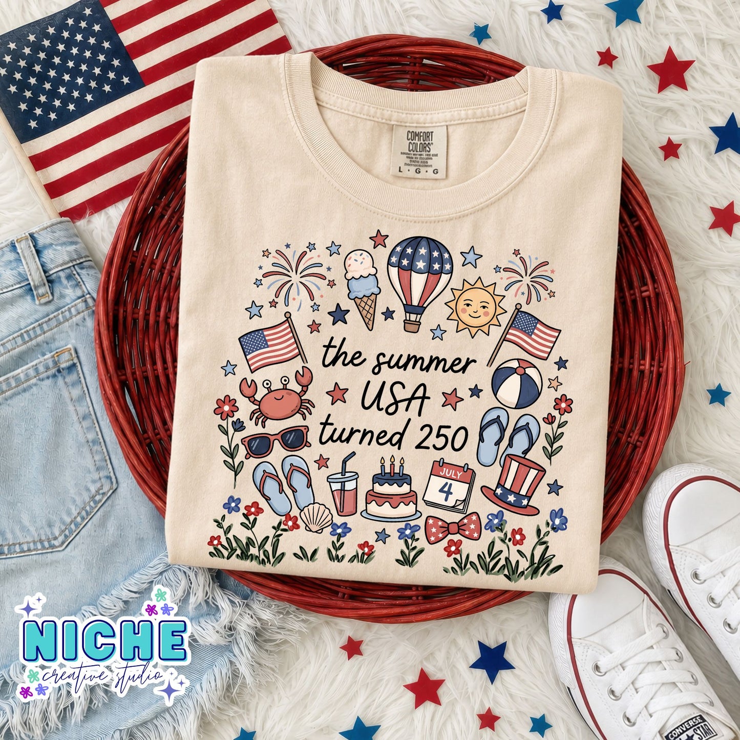 July $10 Shirt of the Month - Summer USA