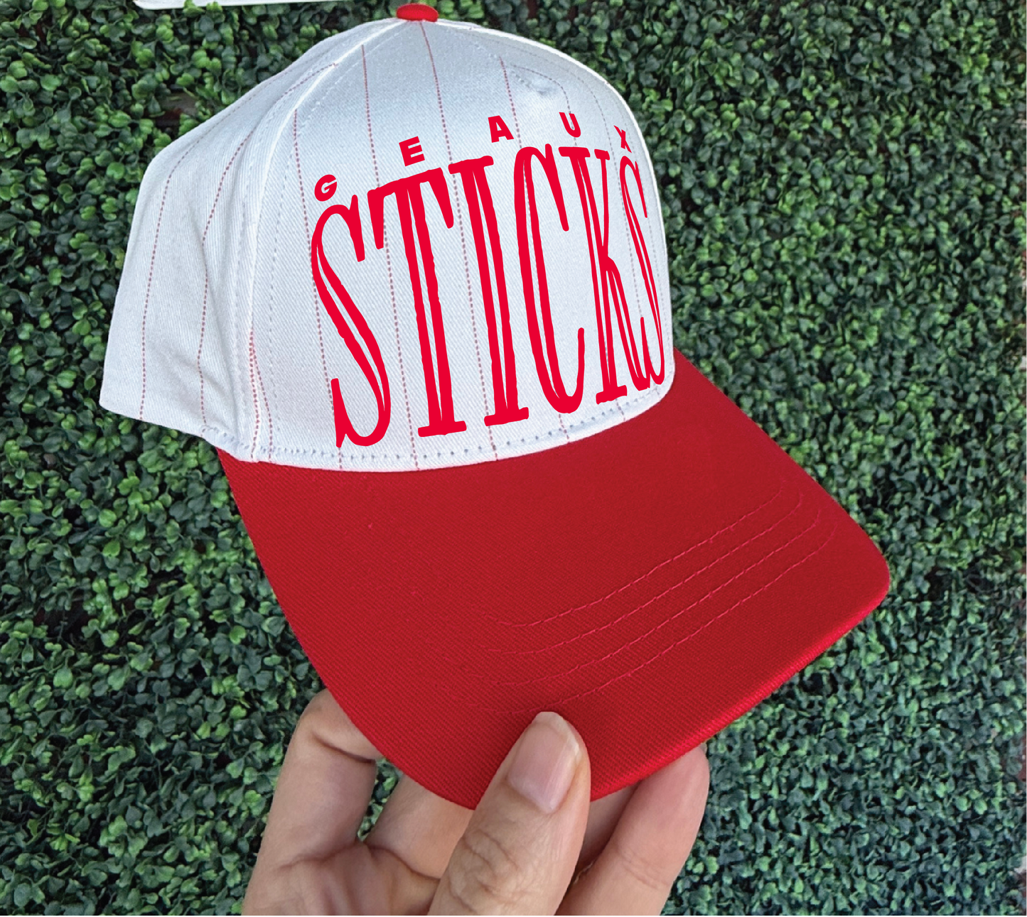 Geaux Sticks Pinstripe Cap