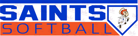 -STL1550 Saints Softball Decal