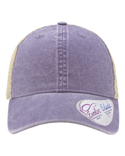 Women's Washed Mesh-Back Cap - TESS