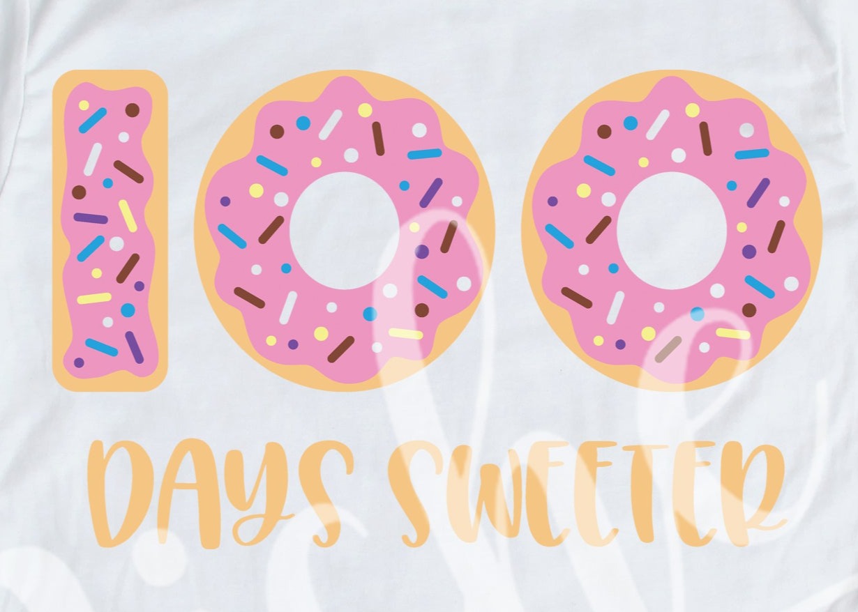 * 100 Day Sweeter Decal