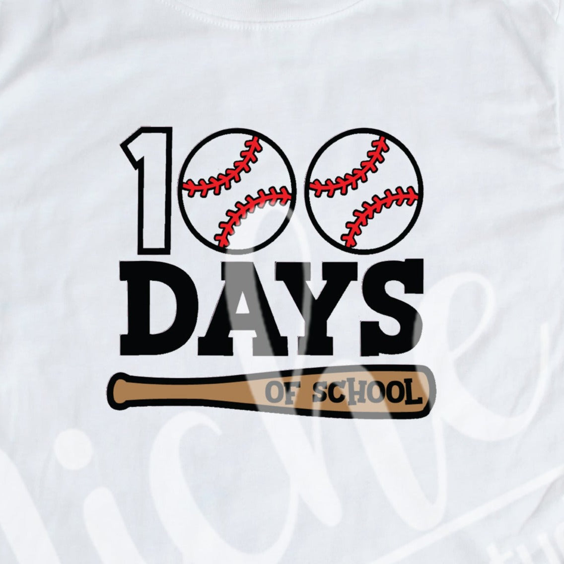 * 100 days Baseball Decal