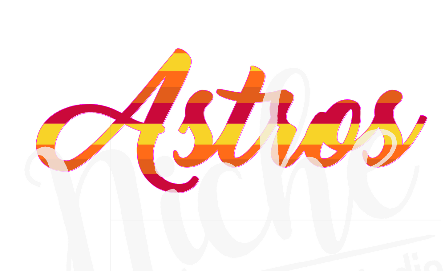* Astros Script Decal