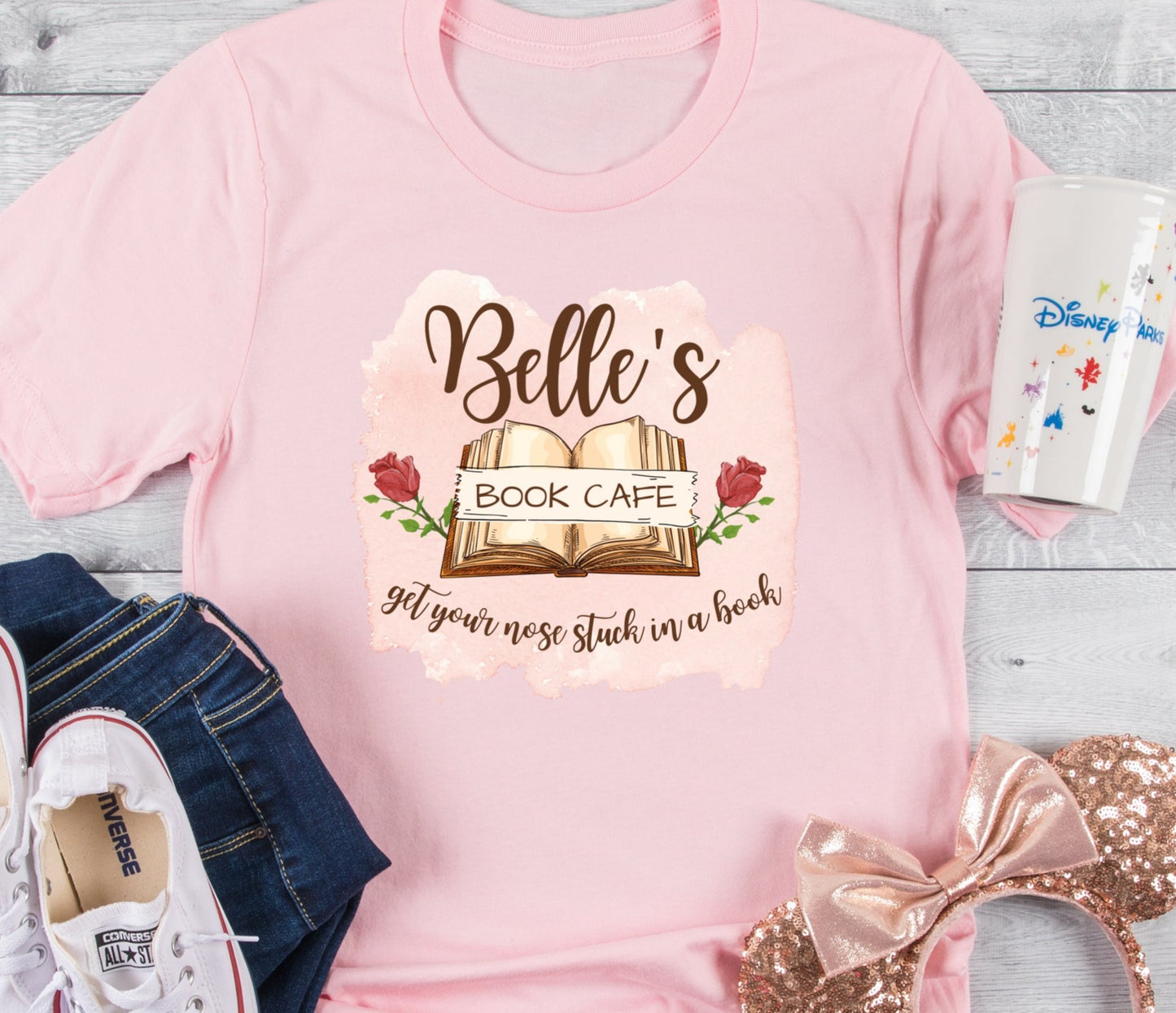 * Belles Book Cafe Decal