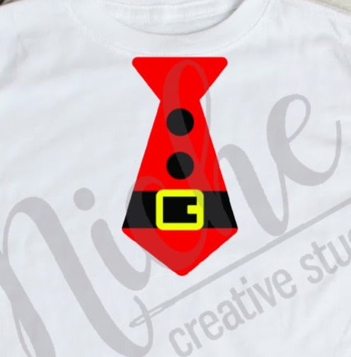 * Christmas Tie - Santa Decal