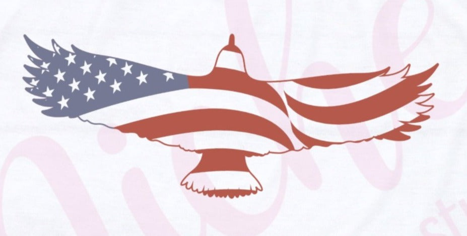 * Eagle Flag Decal