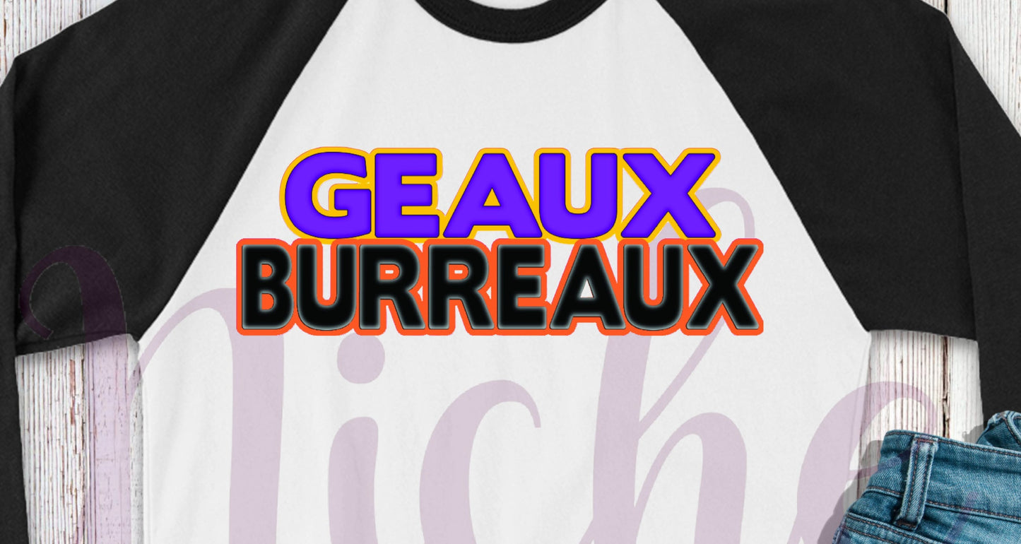 * Geaux Burreaux Decal