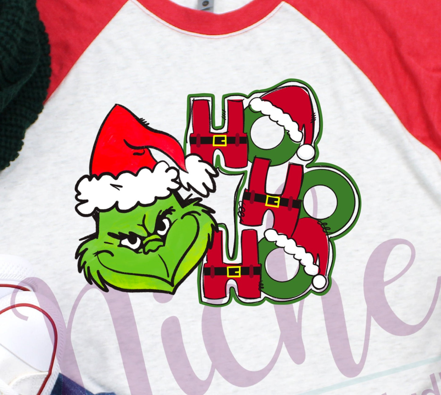 * Grinch Ho Ho Ho Decal