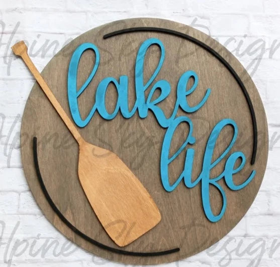 Laser-Cut Crafts Sign