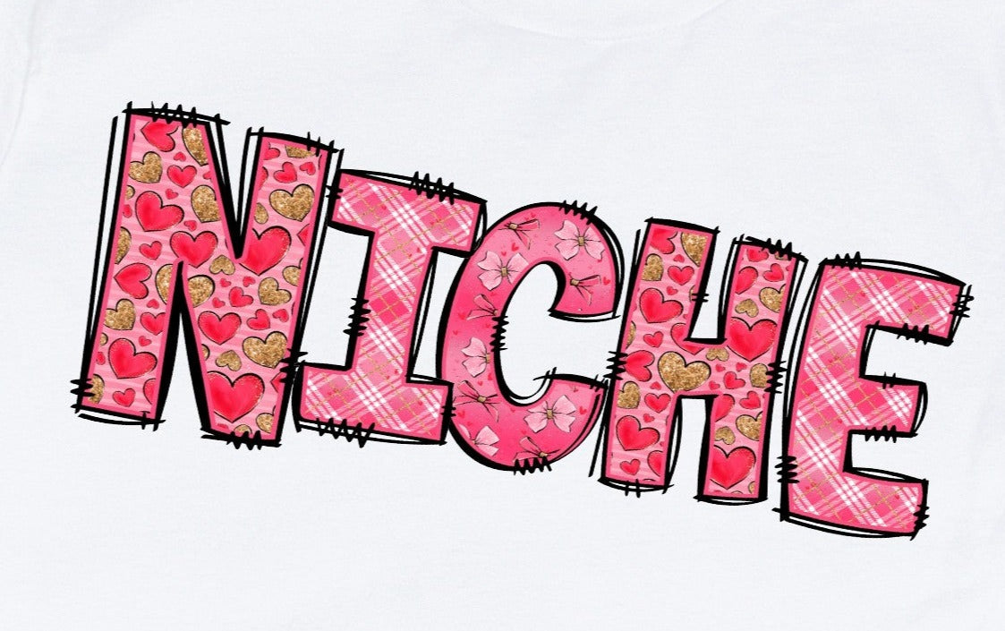 * Custom Valentine Name DECAL
