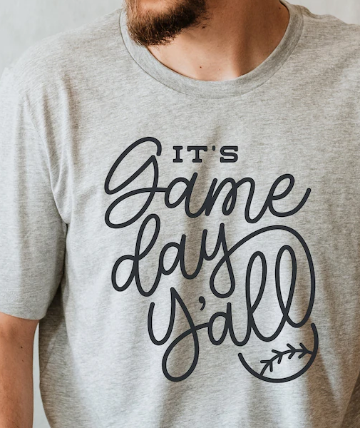 * It's Game Day Y'all Baseball / Softball Decal