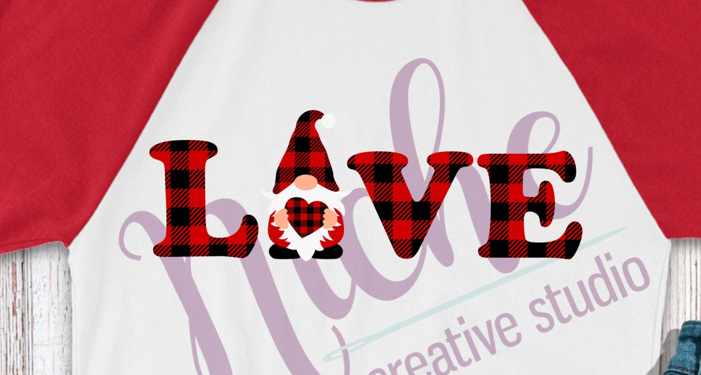 *Valentine Gnome Love Decal