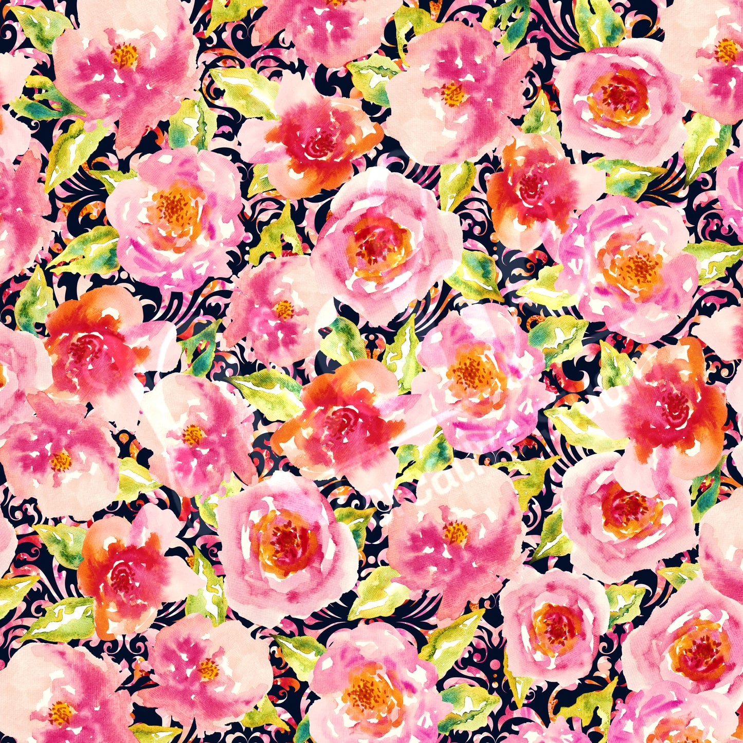 *Watercolor Florals Vinyl Collection (WFL)