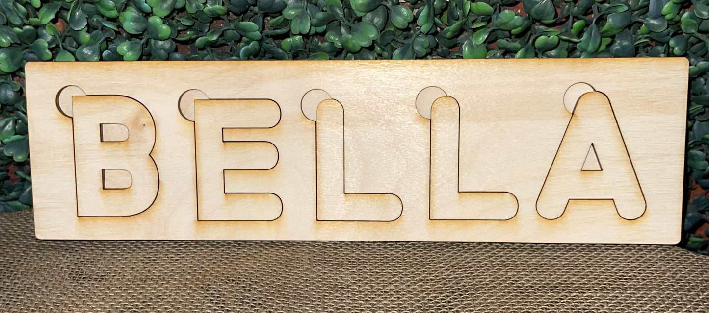 Wooden Name Puzzles