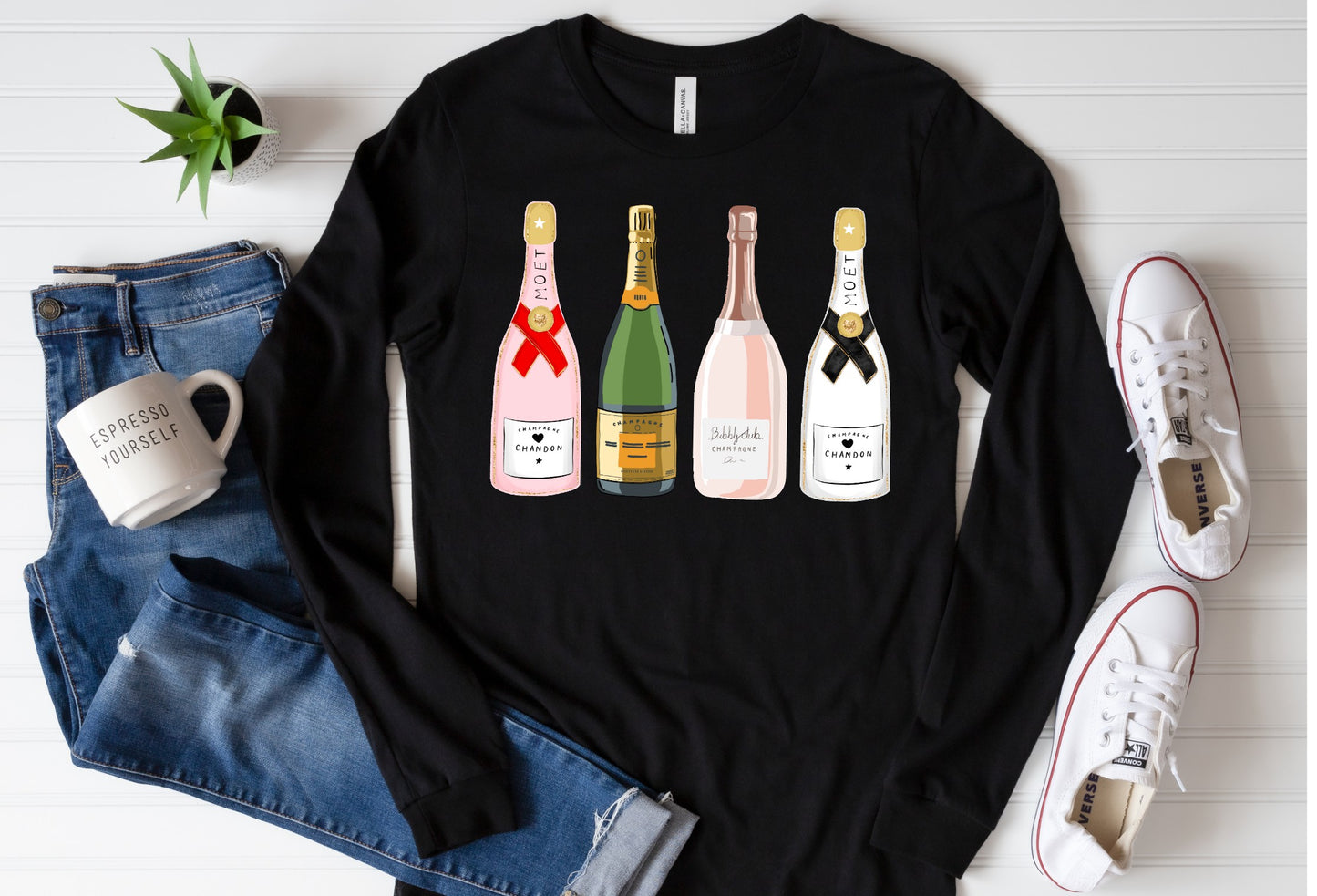 * Champage Bottles Decal