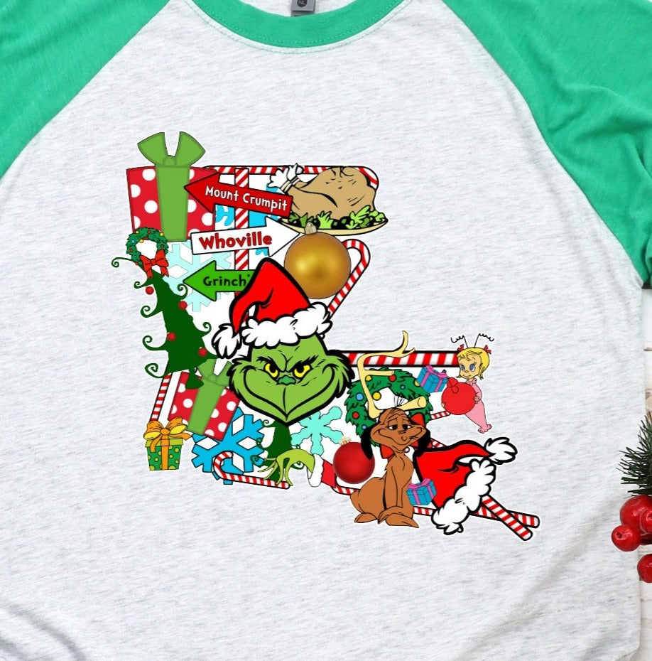 * Grinch Louisiana Decal