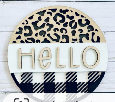 Laser-Cut Crafts Sign