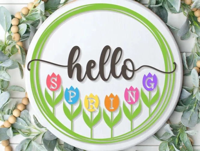 Laser-Cut Crafts Sign