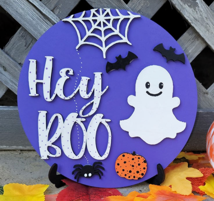 Laser-Cut Crafts Sign
