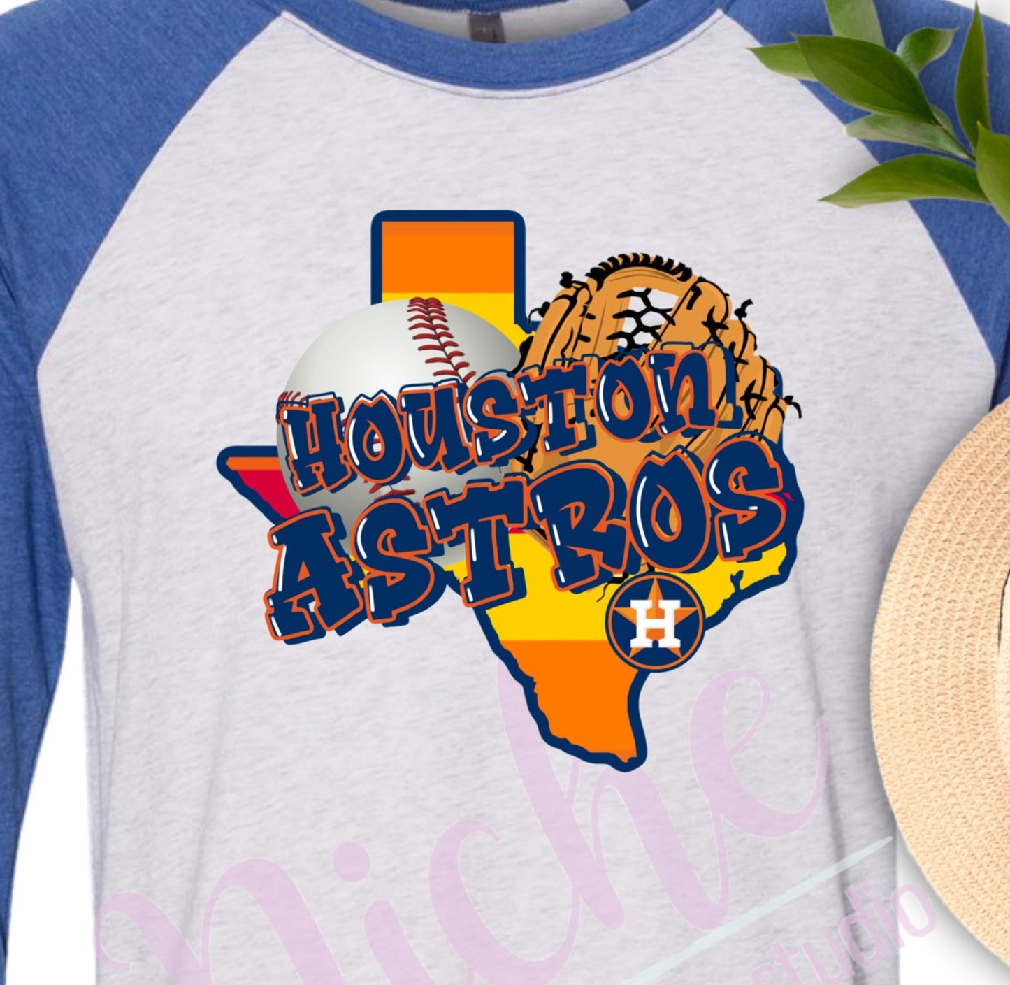 * Houston Astros Texas Glove Decal