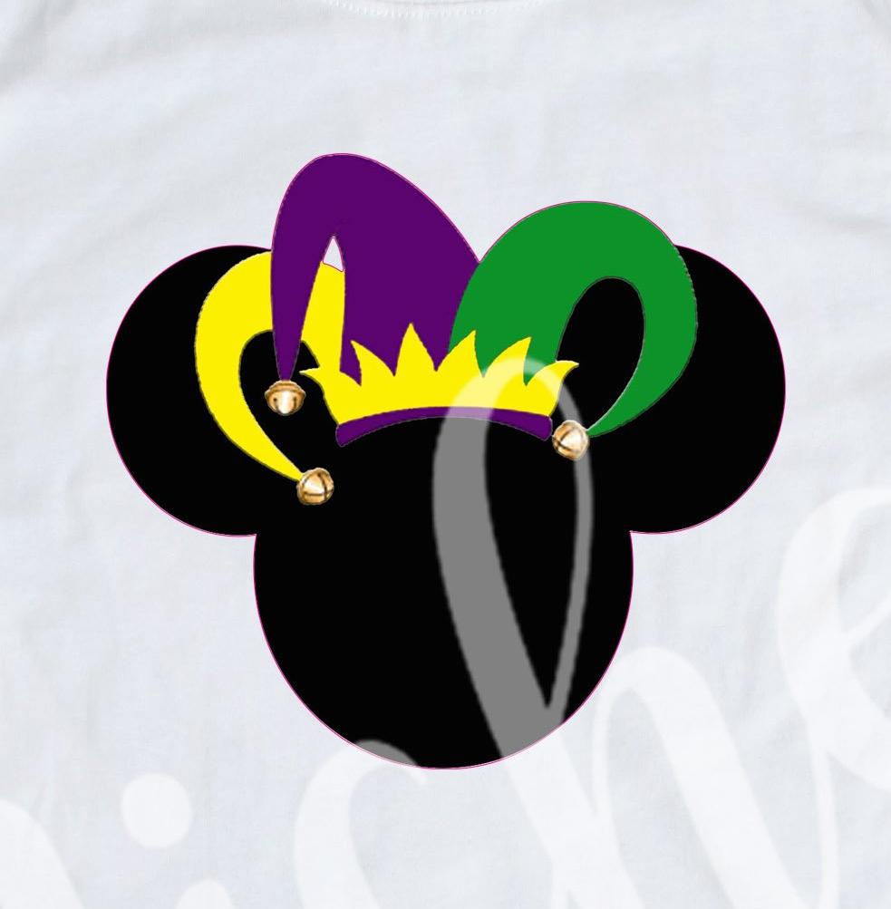 *Mouse Jester Hat Bells Decal