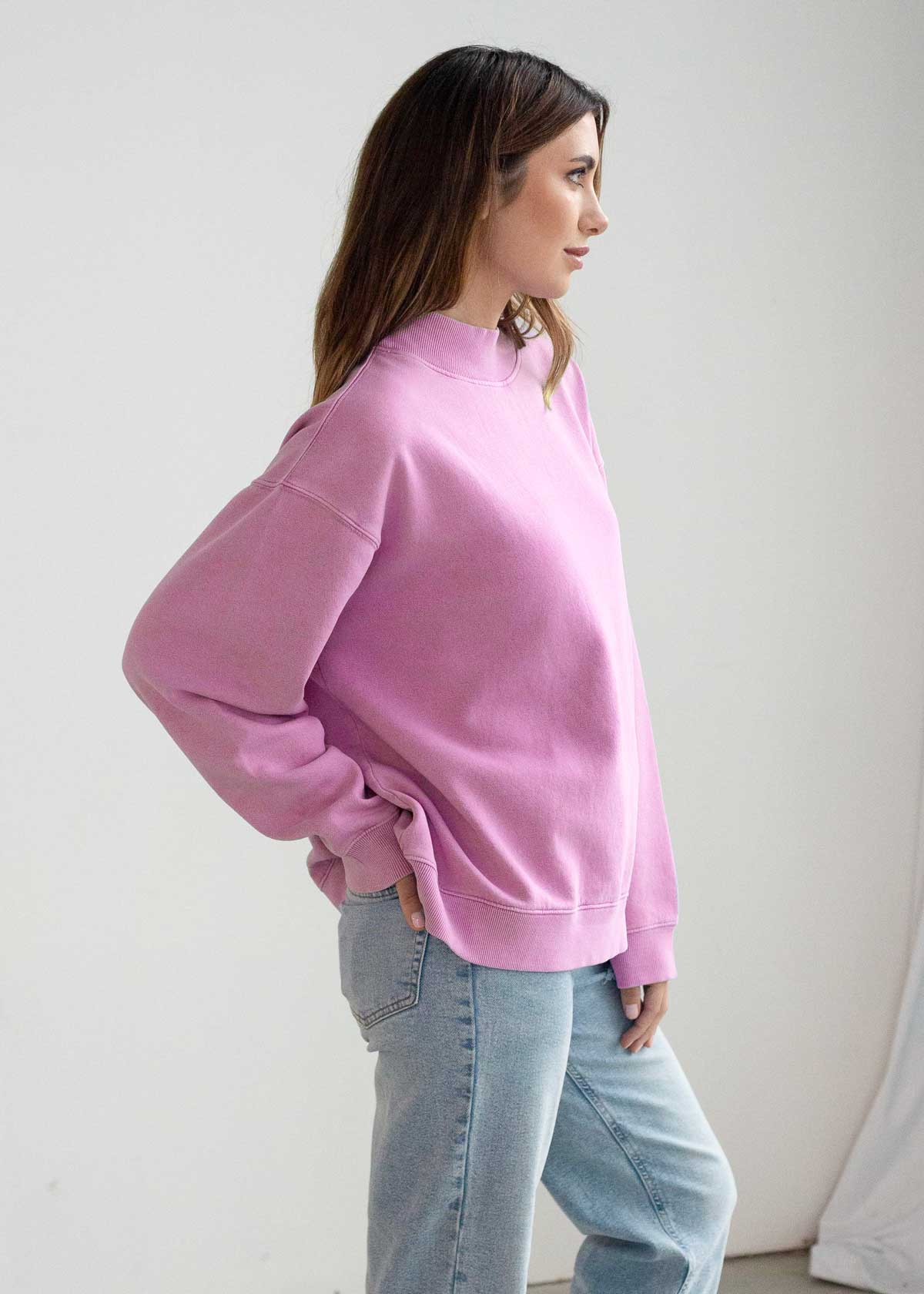 Mock-Neck Nantucket Sweatshirt