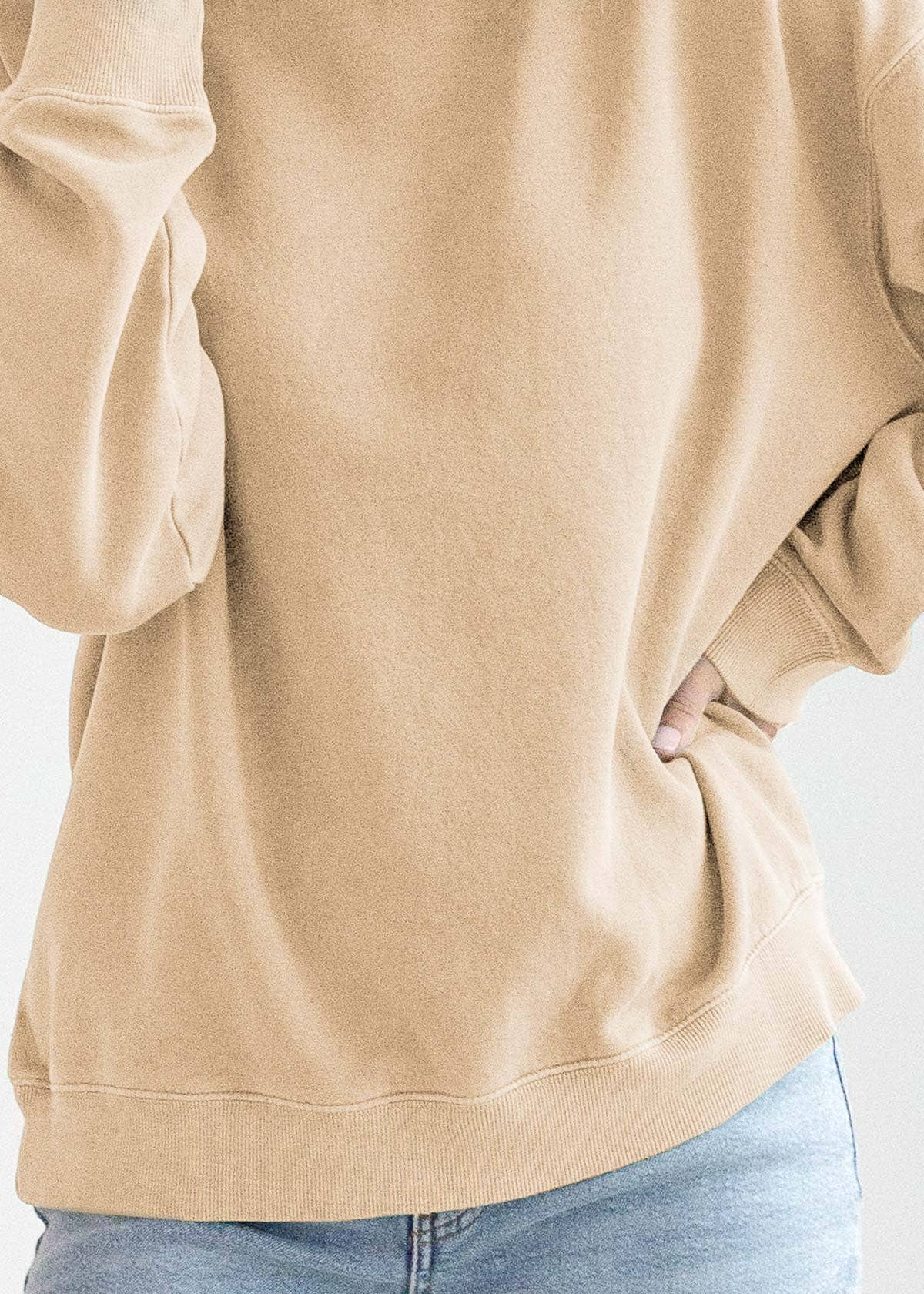 Mock-Neck Nantucket Sweatshirt