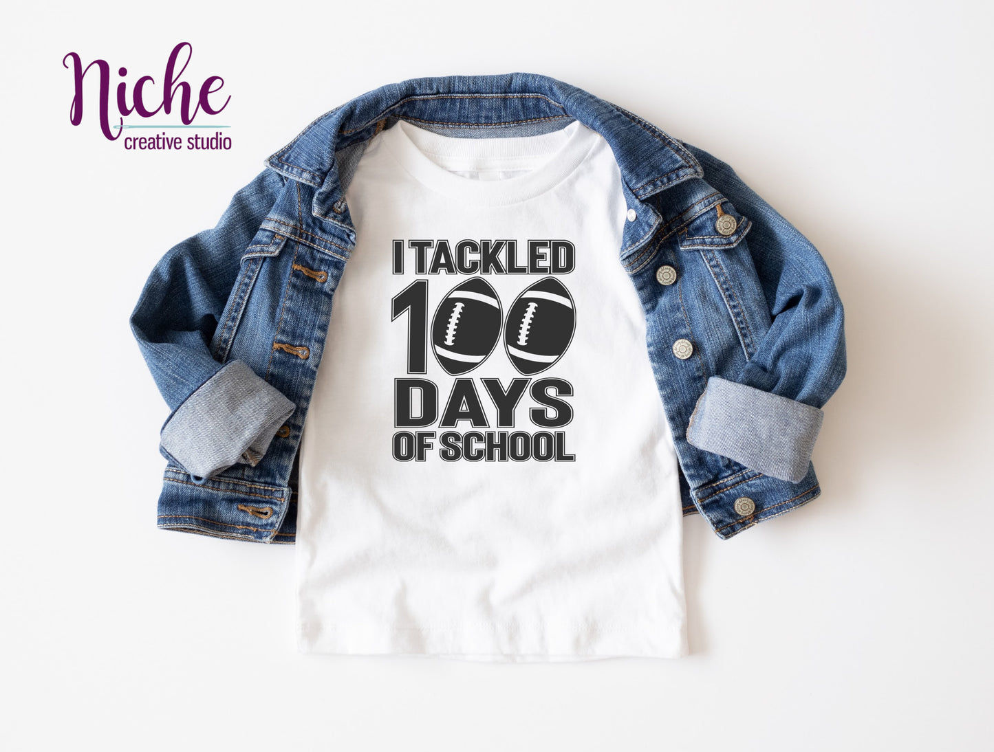 -1004 I Tackled 100 Days Decal