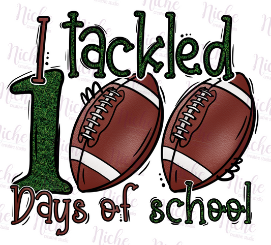 -1005 Tackled 100 Days Decal