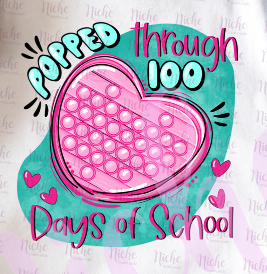 -1007 Popped 100 Days Decal