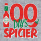 -1022 100 Days Spicier Decal