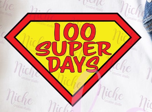 -1023 100 Super Days Decal