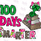 -1027 100 Days Smarter Girl Decal