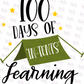 -1028 100 Days of in Tents Learning Decal