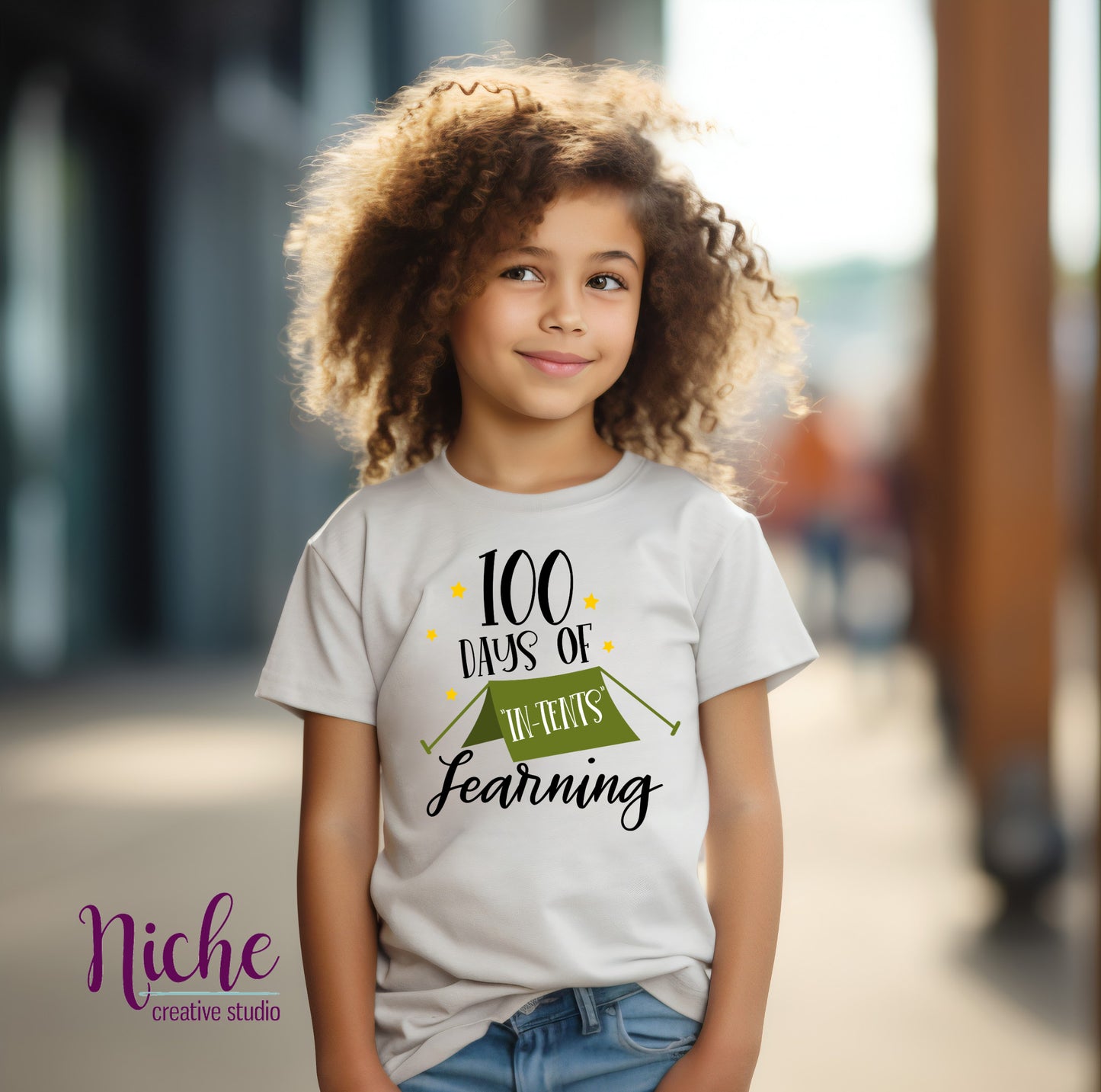 -1028 100 Days of in Tents Learning Decal